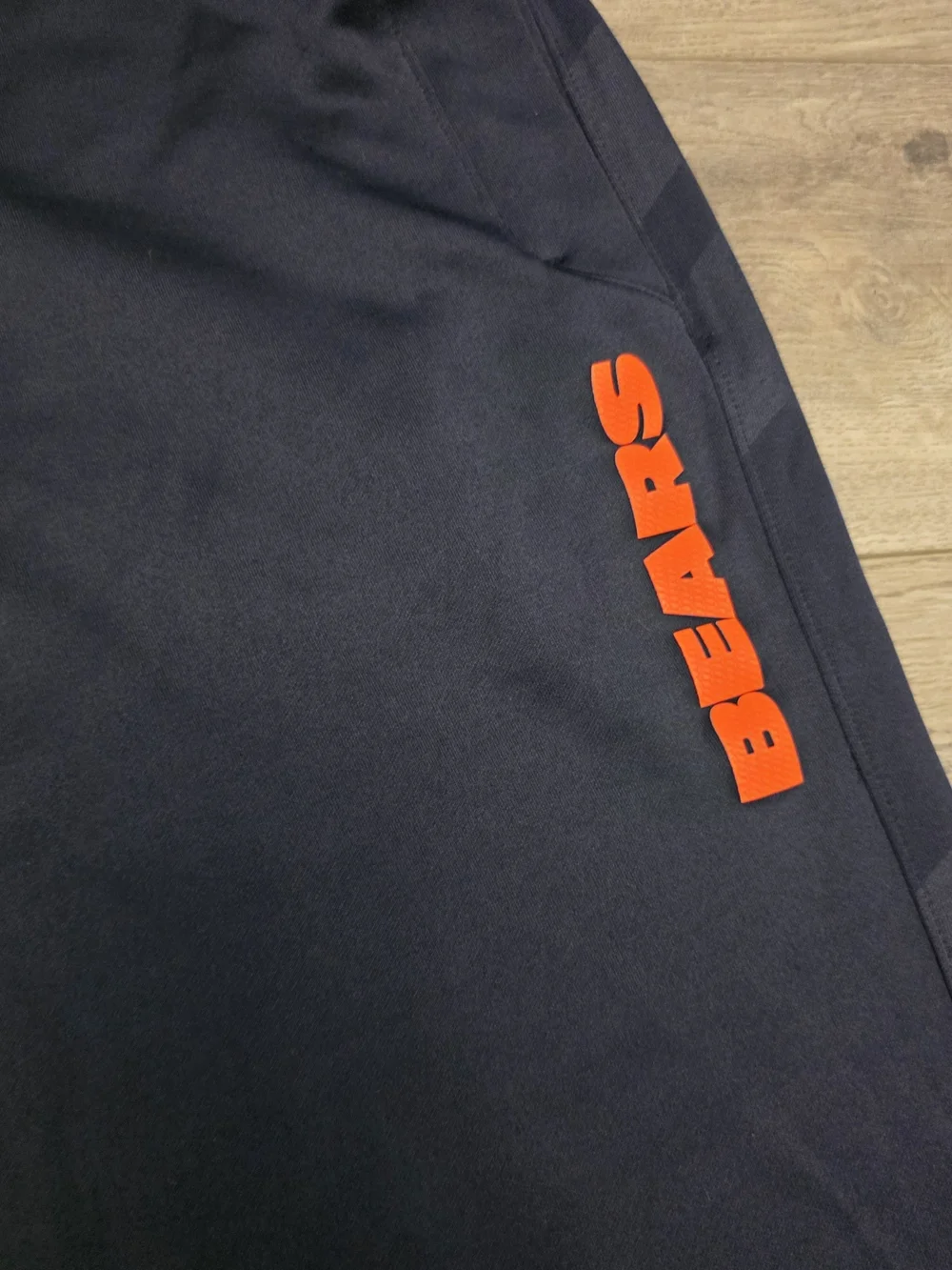 NFL Men’s Black Sweatpants with Orange BEARS Script